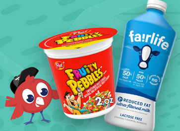 FREE_Free Fairlife Milk with Purchase of a 2oz Cereal Cup _AppOnly