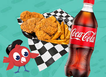 2 Piece for \$6\.99 or 3 Piece for \$8\.99_Chicken Strip Basket and 16oz Coke_AppOnly