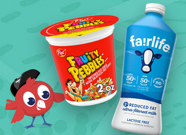 FREE  14oz Fairlife Milk_with purchase of a 2oz Cereal Cup \(APP ONLY\)