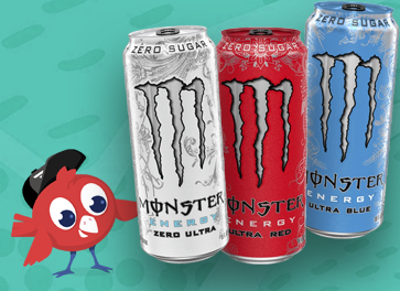 Save \.25_ on Gas_With Purchase of 3 Monsters for \$6\.99 \(APP ONLY\)